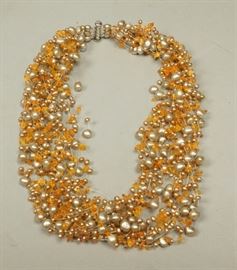 Lot 643 IRIDESSE by TIFFANY  CO Multi Strand Pearl Neckl