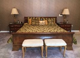 King Sleigh Bed, Cabot House