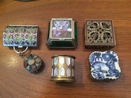 Collection of small boxes
