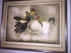Graciela Rodo Boulanger "Trois Chevaux", signed and numbered