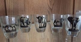 Shot glasses from Africa