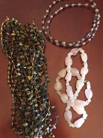Rose Quartz, amethyst,