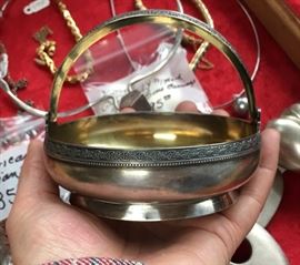 Sugar bowl, Russian from the 1960s, Silver
