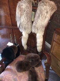Fox stole, headband and cuffs - beautiful!