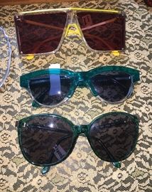 Designer sunglasses, Mikli, Gucci and Guy LaRoche