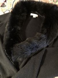 Cashmere and Fox Collar