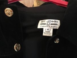 St. John clothing and jewelry