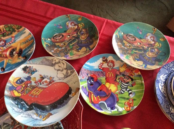 McDonalds plate collection