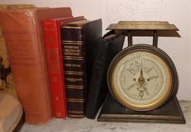 Vintage books.  Scales