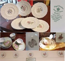 China Plates in many patterns.  Royal Caulden, Bunnykins, Lefton and more