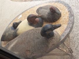 Ducks - solid wood to cork