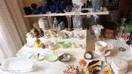 Unique items in glass, crystal and ceramic.  Mostly old and unique