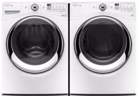 Laundry Whirlpool Duet with steam matching set washer dryer washing machine and electric dryer
