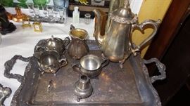 Silver PLATE tea service