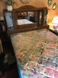 Full Size Bedroom Suite includes bed, mattress, chest dresser and two nightstands