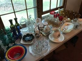Assorted Glassware