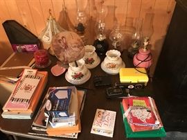Small lamps and other items