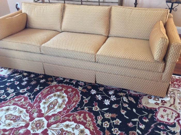 Upholstered couch. 7' lenngth.