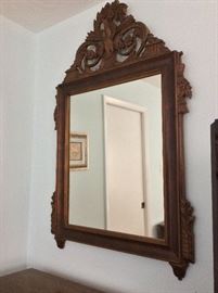 Wall mirror. 36"W x 53"H. 