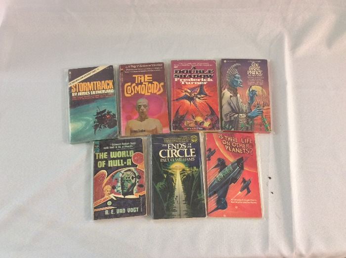 Vintage Sci-Fi paperbacks. 