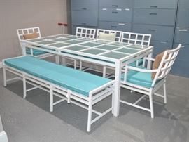 Crate & Barrel Atrium patio set