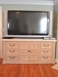 Drexel Heritage dresser and Sony TV