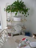 Plants and stand.