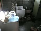 Matching washer and dryer.