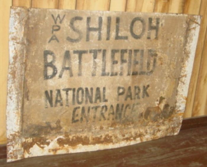 4' Metal Shiloh Park Sign