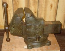 Antique Vise - Embossed On Side: Reed MFG. Co. Erie, PA