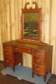 Mahogany Vanity w/Mirror