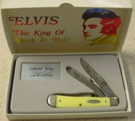 Case XX Elvis Presley Collectors Knife In Box - Limited Edition #315 - Mint Condition