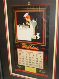 Complete 1940 Watkins Calendar