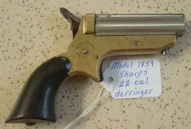 Model 1859 Sharps .22 Caliber Derringer