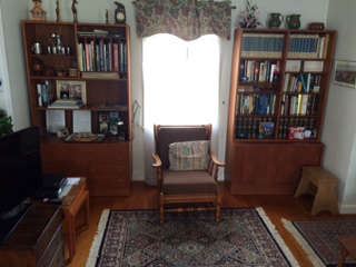 Bookcases and other items