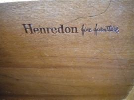 Henerdon bedroom furniture dresser and two mirrors, chest with amoire, 2 night stands and headboard. Two twin bed mattresses,box springs, frame. Makes in to a king.