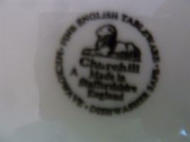 Churchill Menorah plate