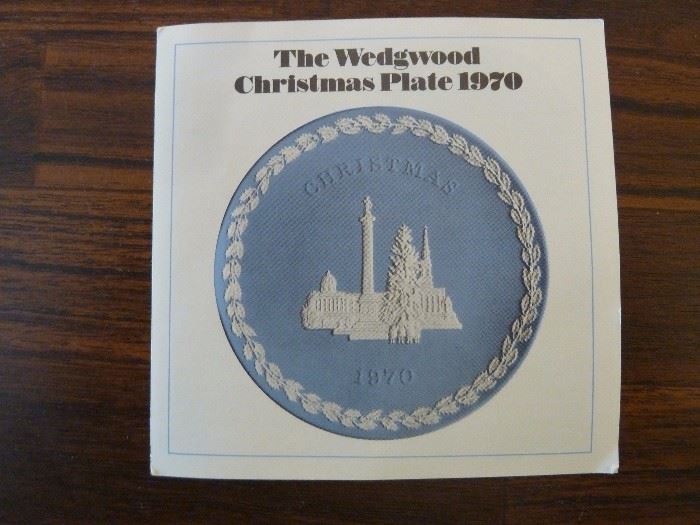 Wedgwood Christmas plate 1970
