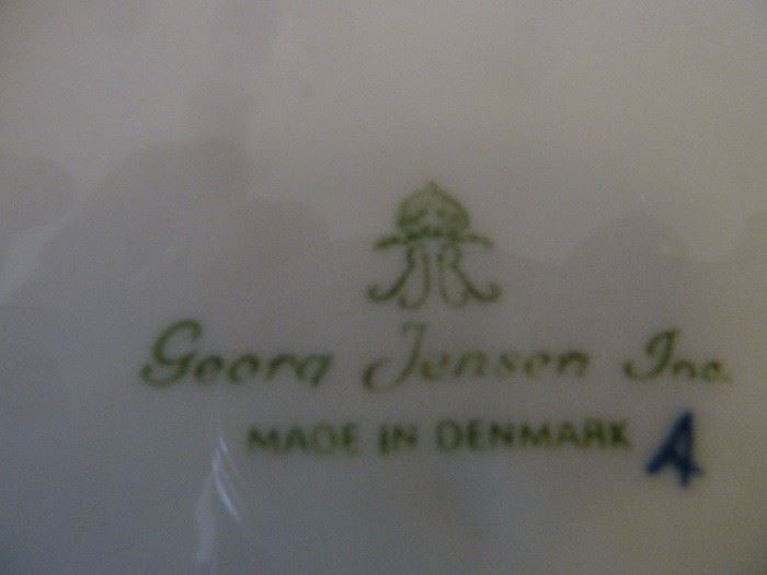 Gorg Jensen Inc. Plate made in Denmark