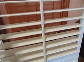 Plantation Blinds open.