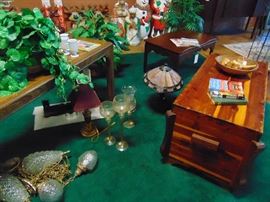 Cedar Chest and a Henredon Sofa Table