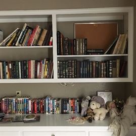 Books, videos VHS