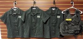 Port Authority Ladies Button Blouses With 1776 Tactical Embroidery Size Small Qty 3 And GH Armour Systems Tactical Outer Carrier, No Ballistic Panels