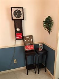 Vintage Coca Cola Clocks.