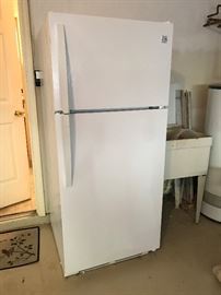Kenmore Refrigerator in garage