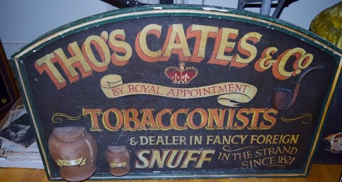 great old tabacconists sign