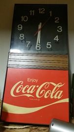 Coca cola clock 