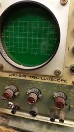 Oscilloscope. ..many different equipment pieces 