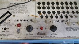 Stand alone tube tester cabinet used in stores 