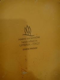 Umbria - Italy oven proof bake ware